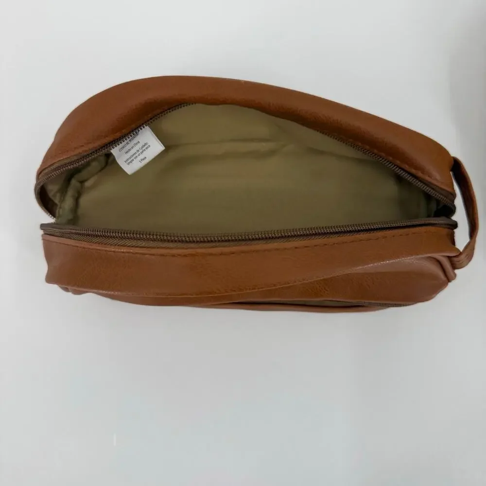 Kimpton Virgilio Toiletry Bag & Luggage Tag Brown 10